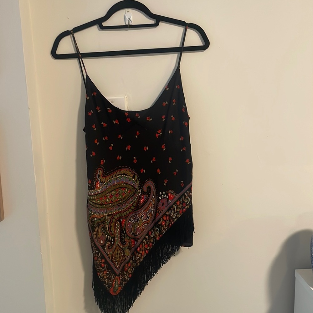Zara Fringe Top